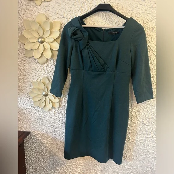 David meister green formal dress size 10